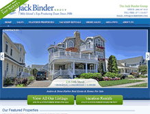 Tablet Screenshot of jackbinder.com